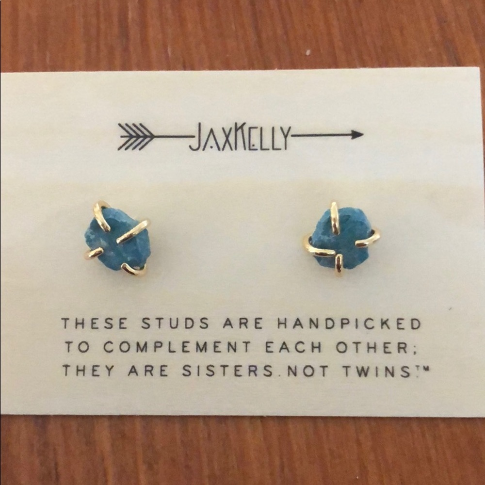 Amazonite Jax Kelly Earrings w prong